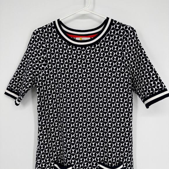 Boden Dress Women 6 Sweater Knee Midi Preppy Classic Office Career Dark Academia - Picture 3 of 9